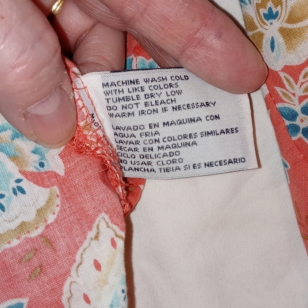 Izod womens button down blouse - Picture 4 of 10